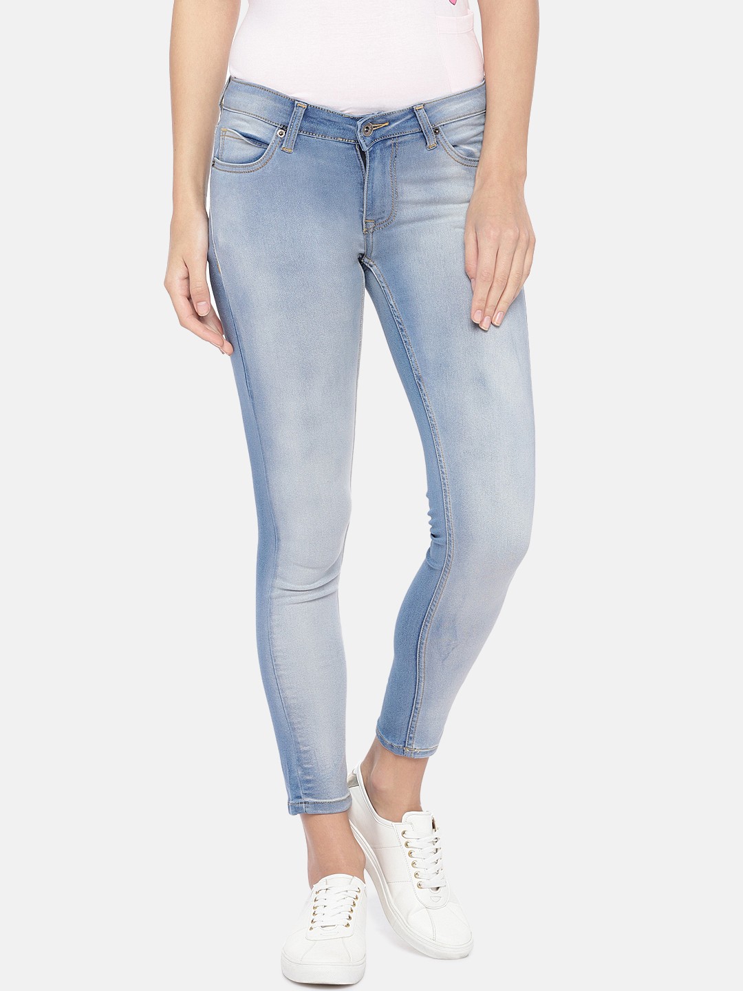 

Globus Women Blue Slim Fit Mid-Rise Clean Look Jeans