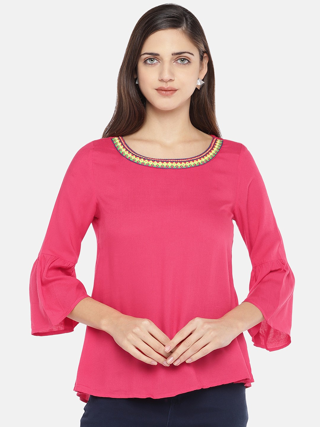 

Globus Women Red Solid Top