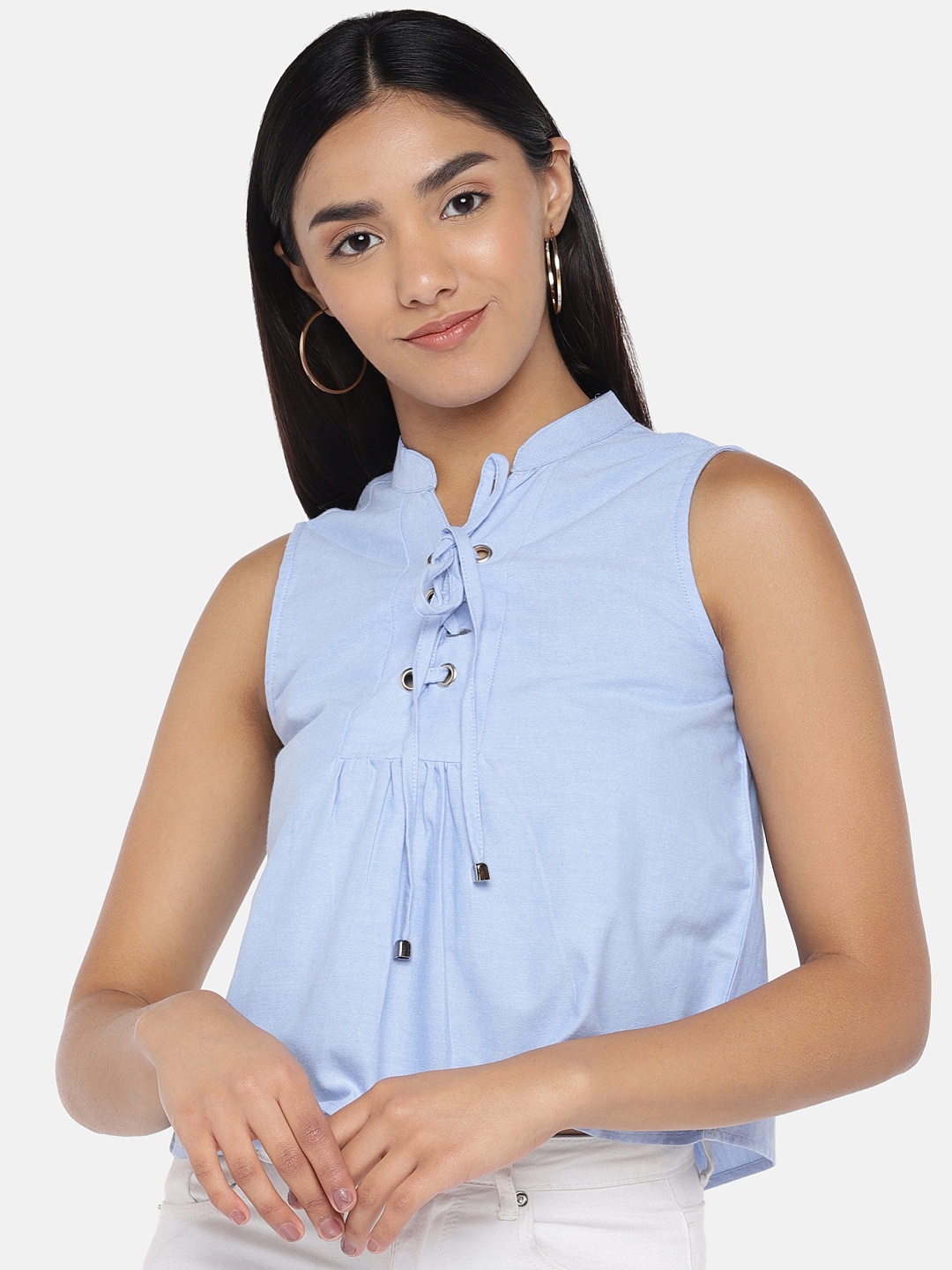 

Globus Women Blue Solid Top