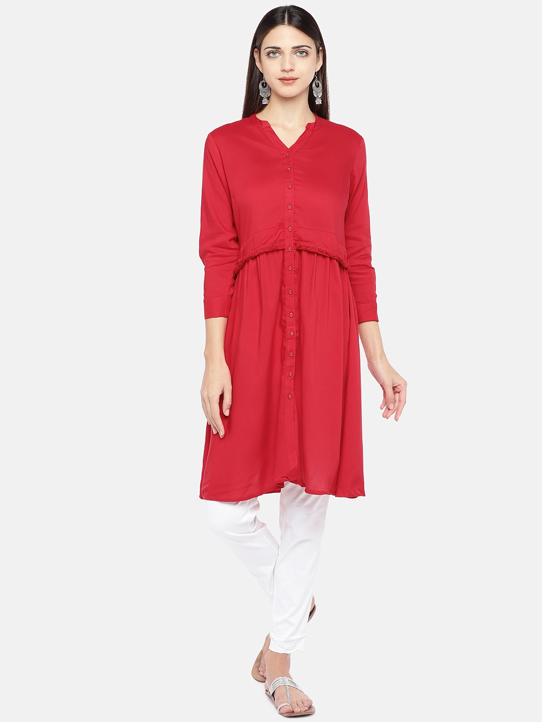 

Globus Printed Tunic, Red