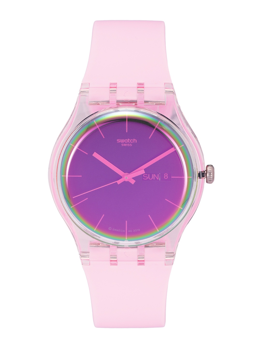 

Swatch Transformation Women Pink Water Resistant Analogue Watch SUOK710