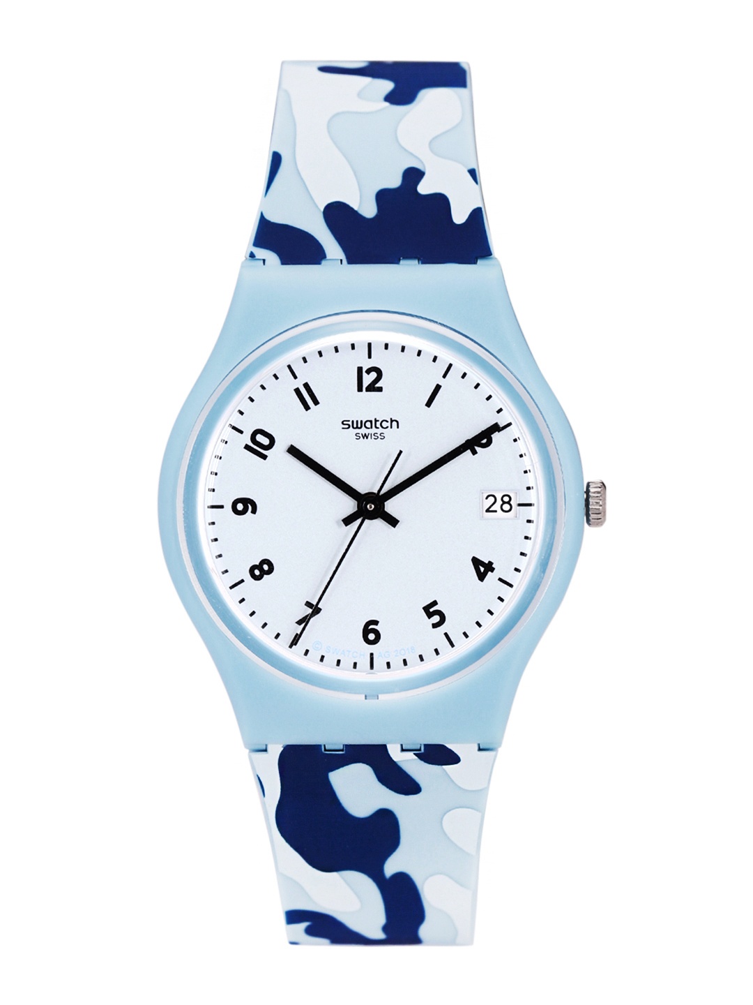 

Swatch CoreRefresh Unisex Blue Water Resistant Analogue Watch GS402