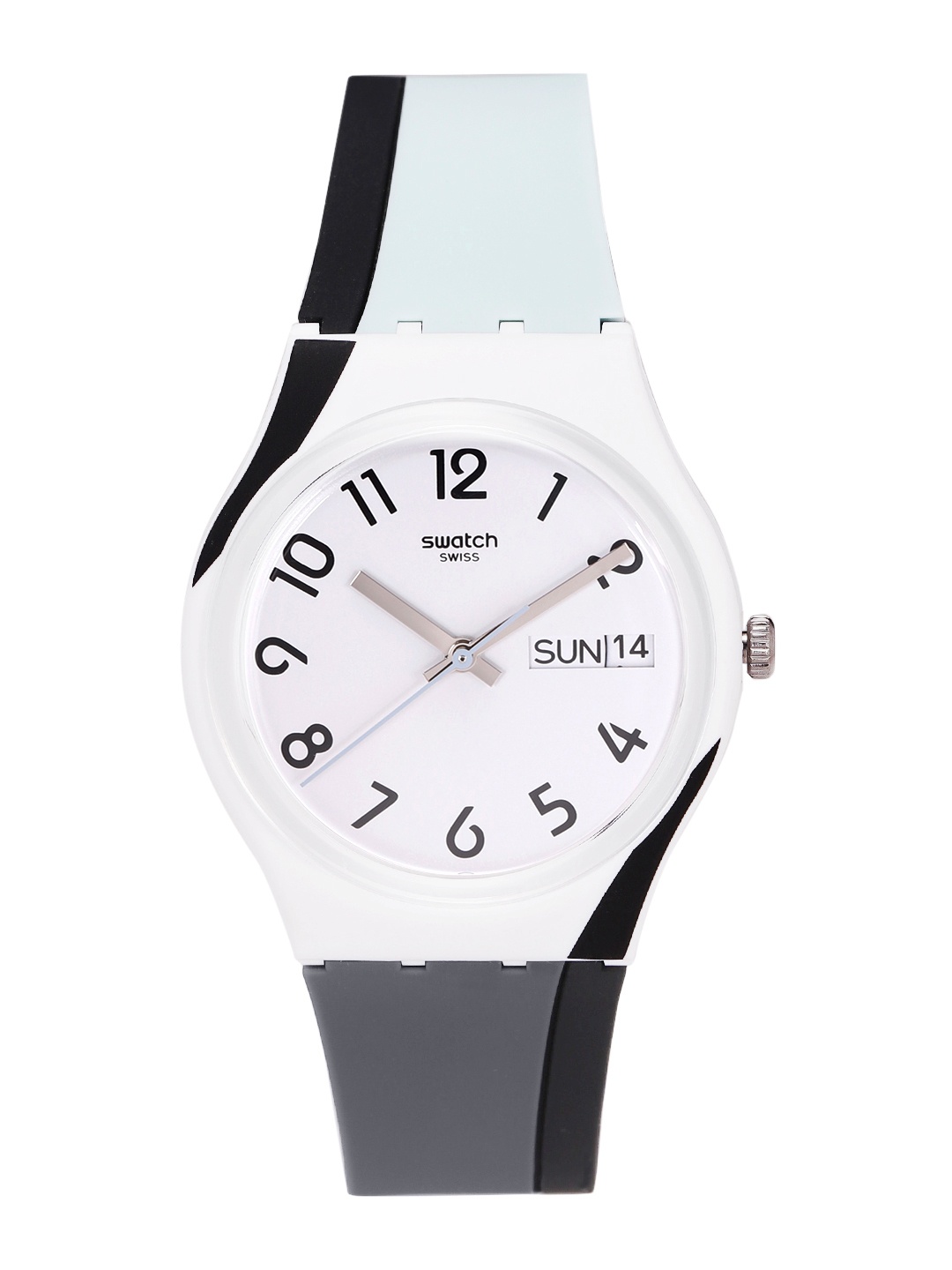 

Swatch BauSwatch Unisex White Water Resistant Analogue Watch GW711