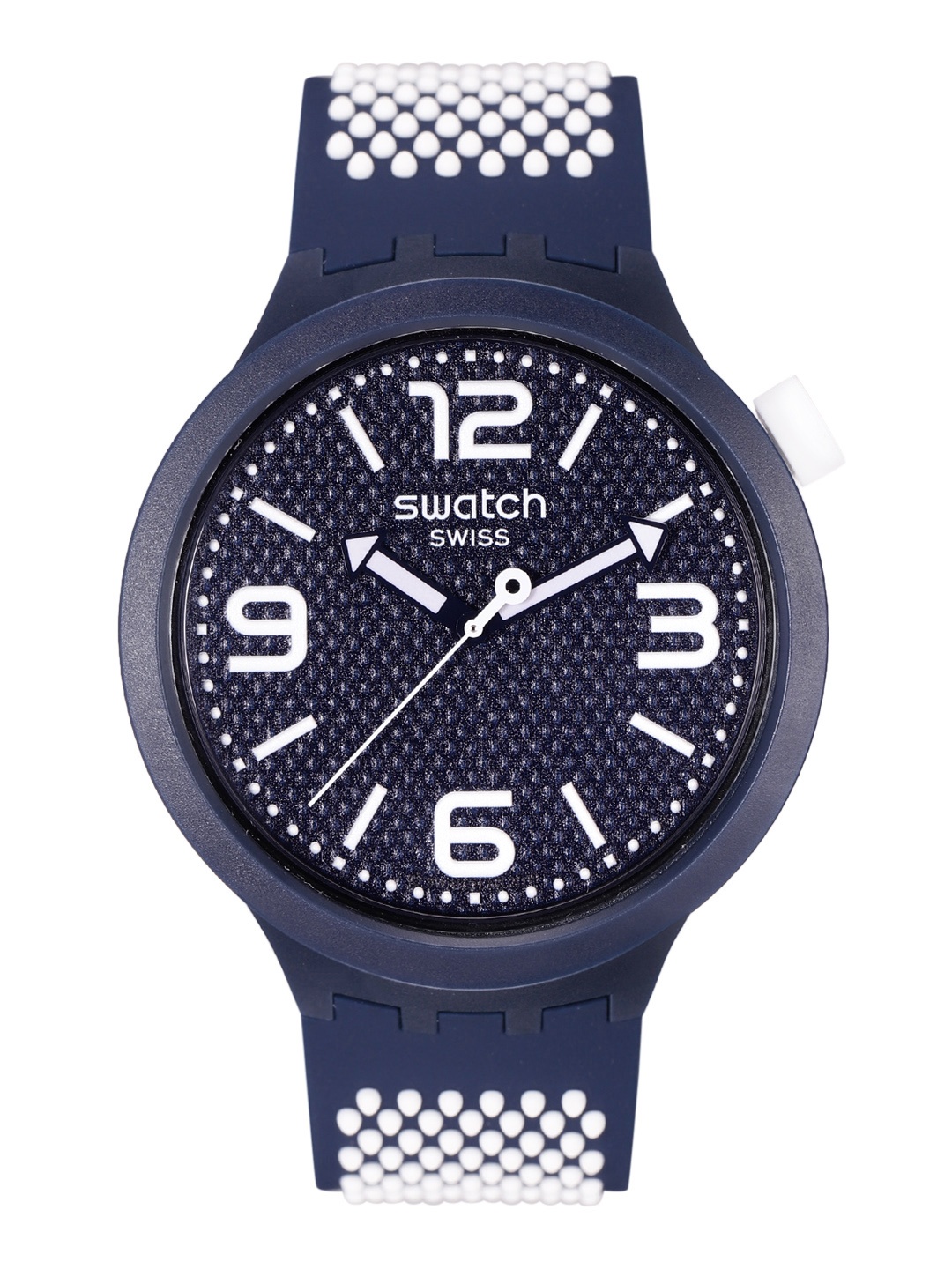 

Swatch SwatchBigBold Unisex Navy Blue Water Resistant Analogue Watch SO27N101