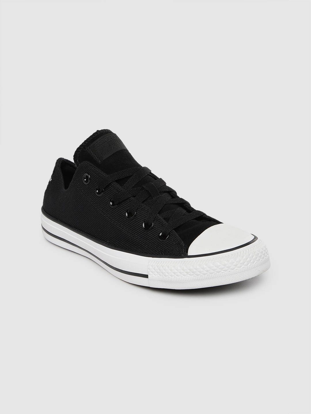 

Converse Men Black Solid Sneakers