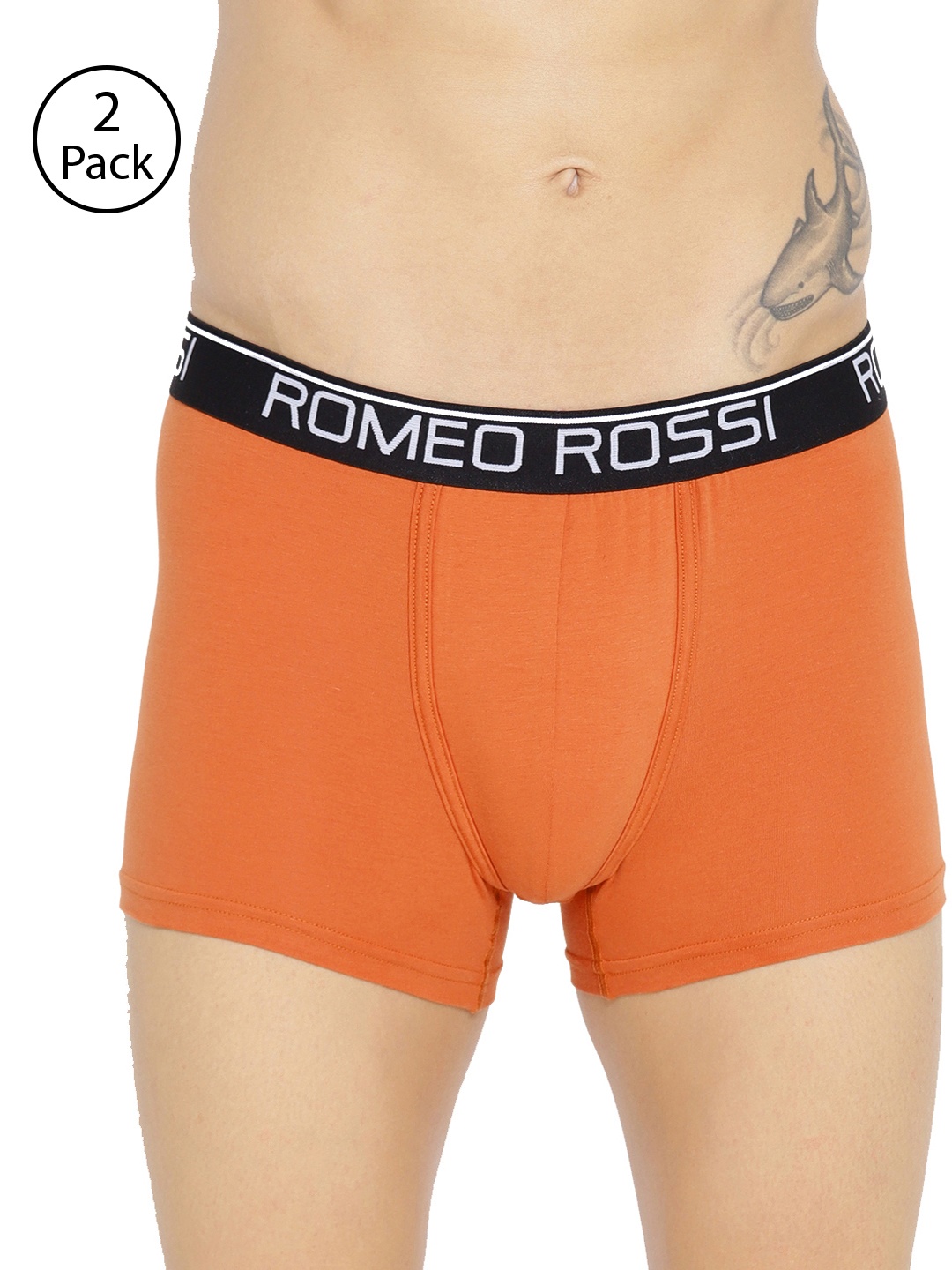 

ROMEO ROSSI Men Pack of 2 Orange Solid Trunk CLTP-2004-OR-2