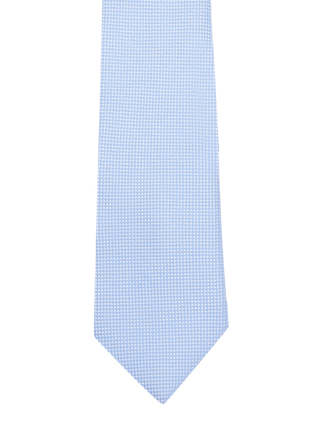 

Louis Philippe Blue Woven Design Broad Tie