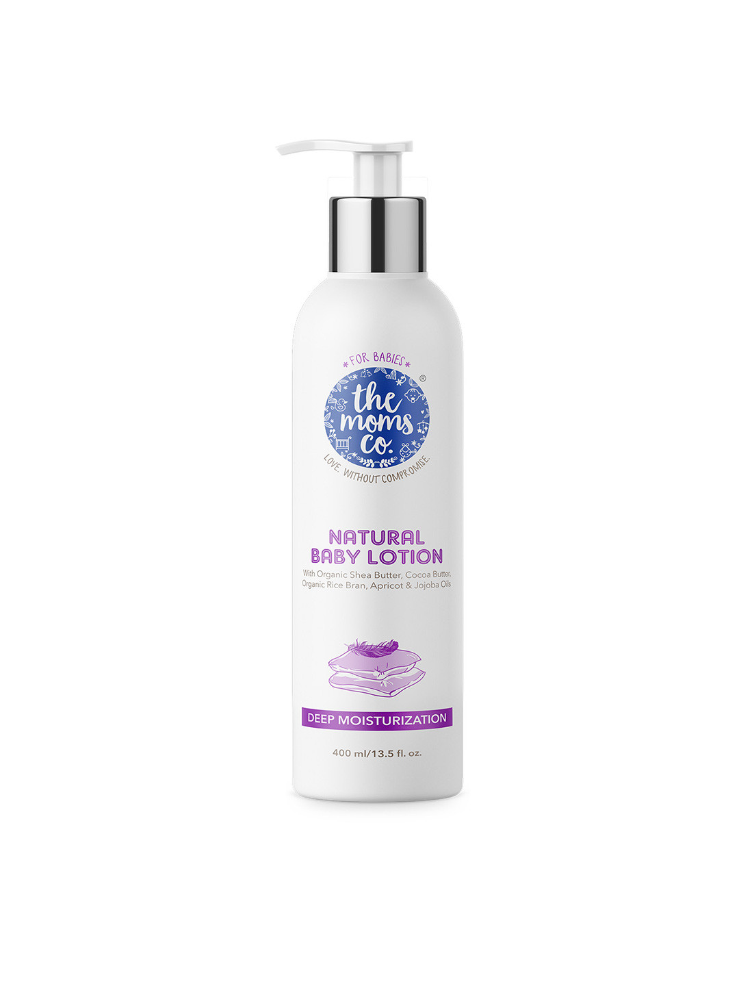 

The Moms Co. Natural Baby Lotion 400 ml, White