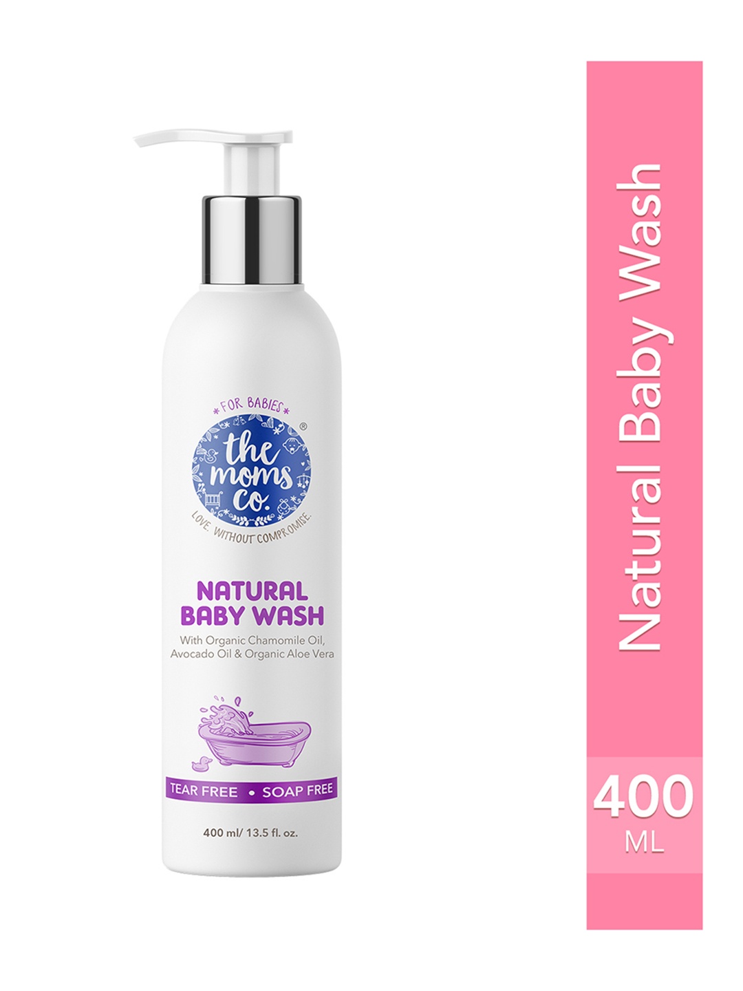 

The Moms Co. Natural Baby Wash 400 ml, White