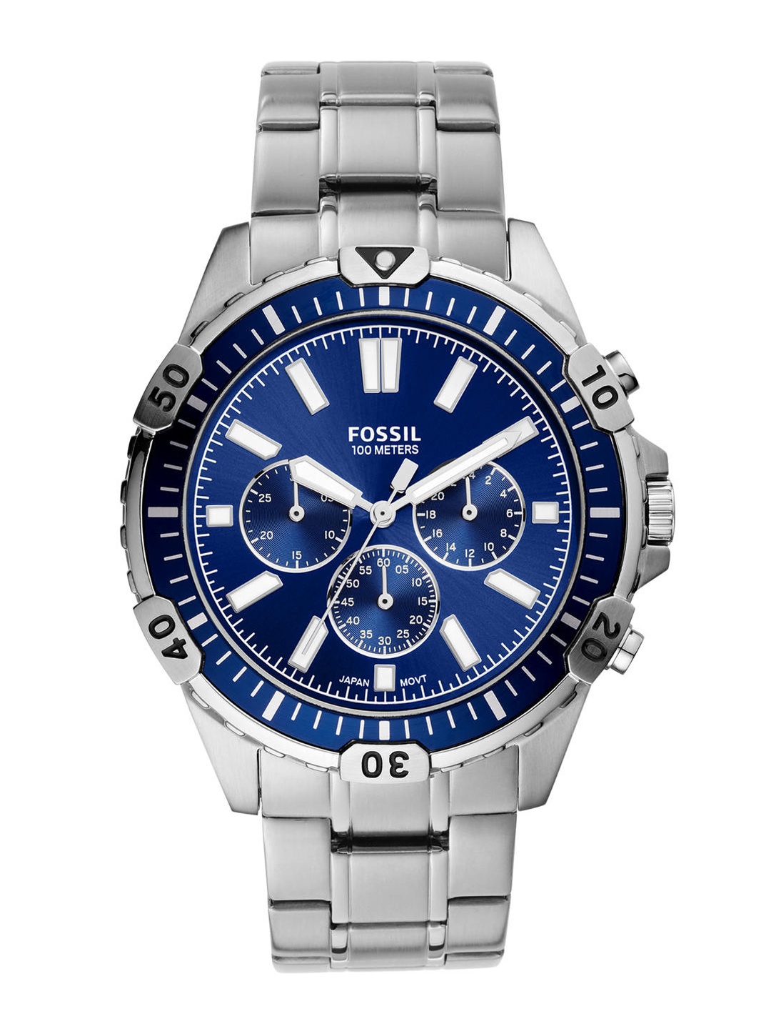 

Fossil Men Navy Blue Analogue Watch FS5623