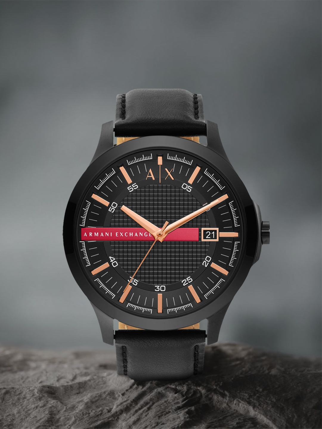 

Armani Exchange Men Black Analogue Watch AX2410