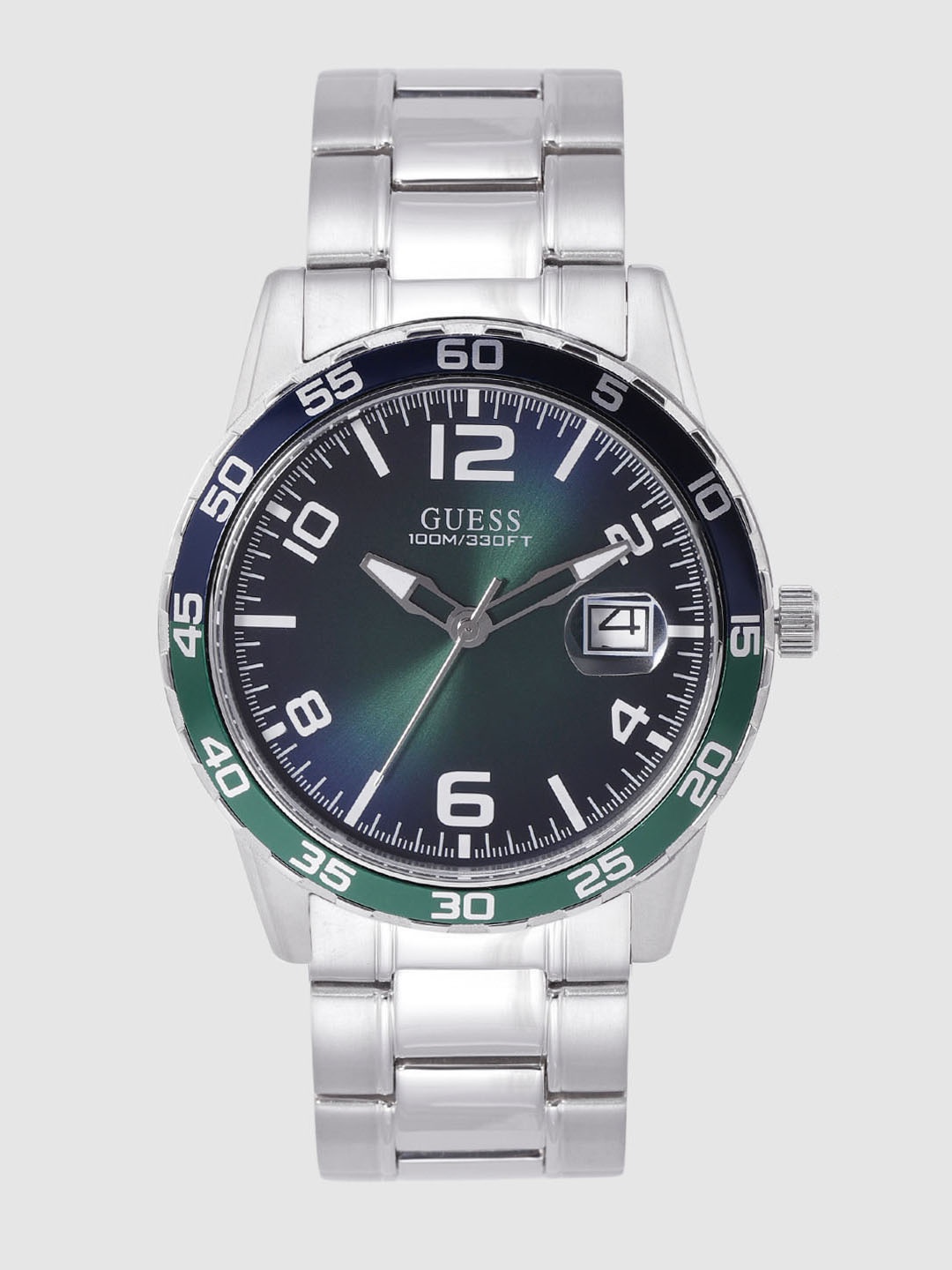 

GUESS Men Green Analogue Watch W1172G2