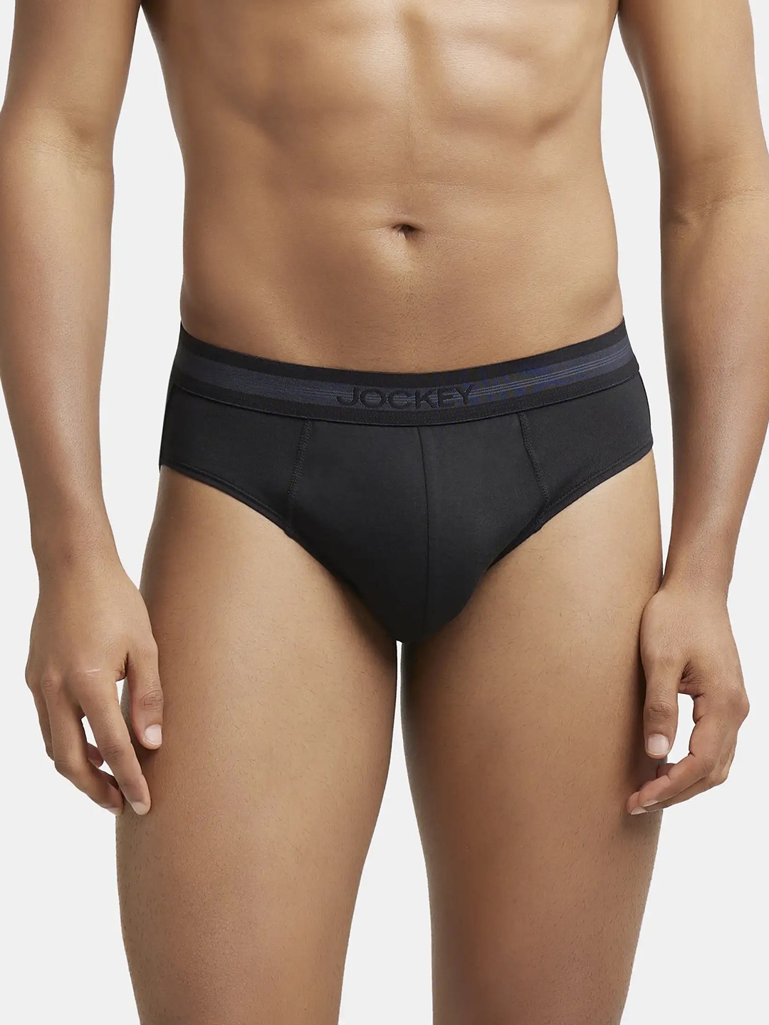 

Jockey Combed Cotton Brief with Stay Fresh Treatment-1010, Black