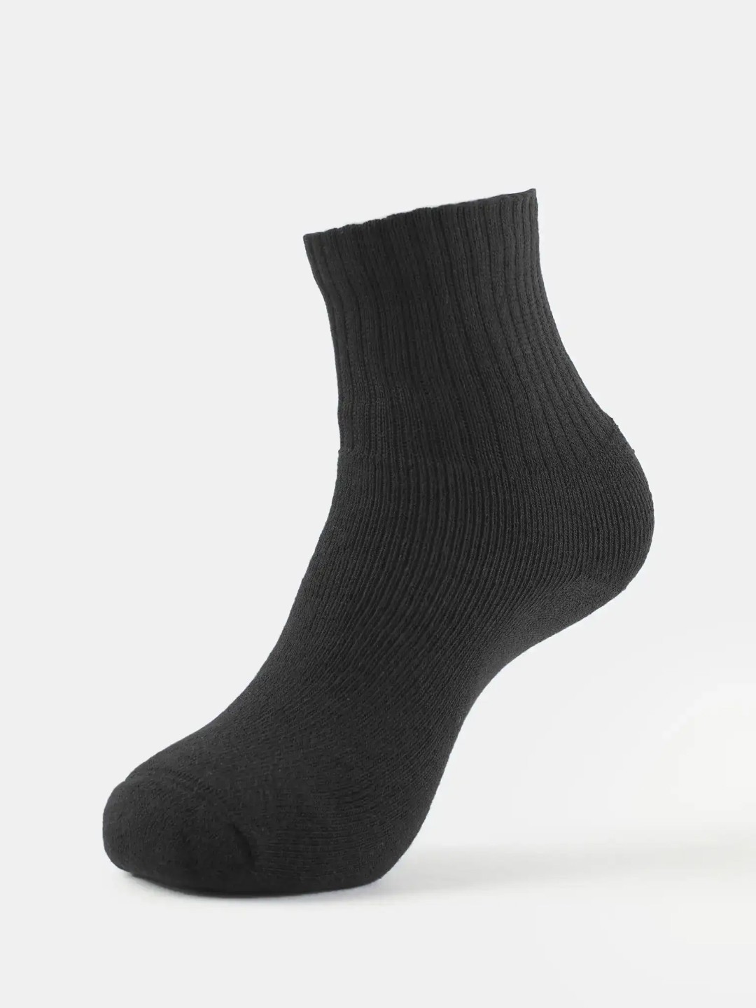 

Jockey Compact Cotton Terry Ankle Length Socks With StayFresh Treatment-7036, Black