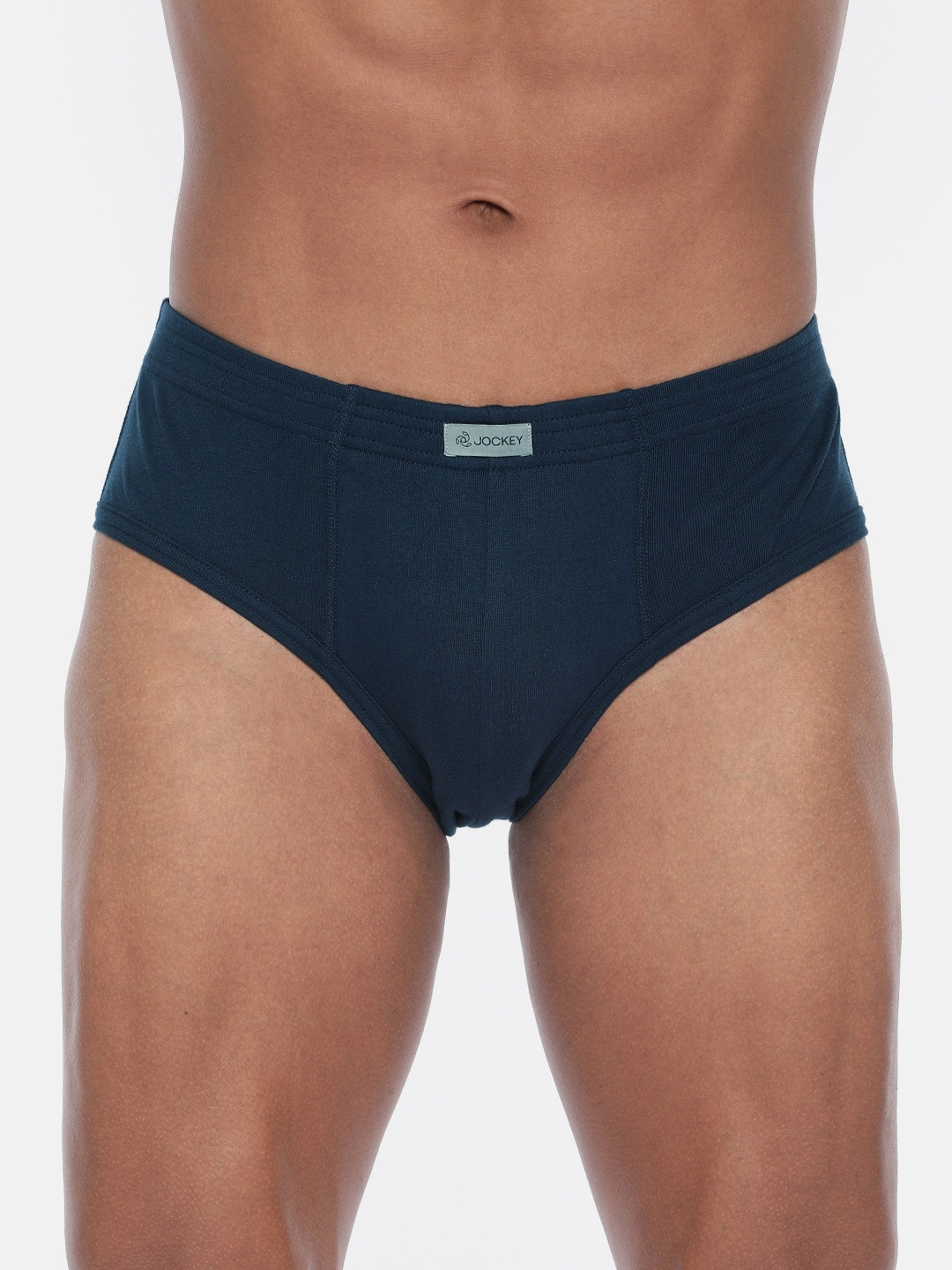 

Jockey Men Navy Blue Solid Contour Briefs 1009-0105