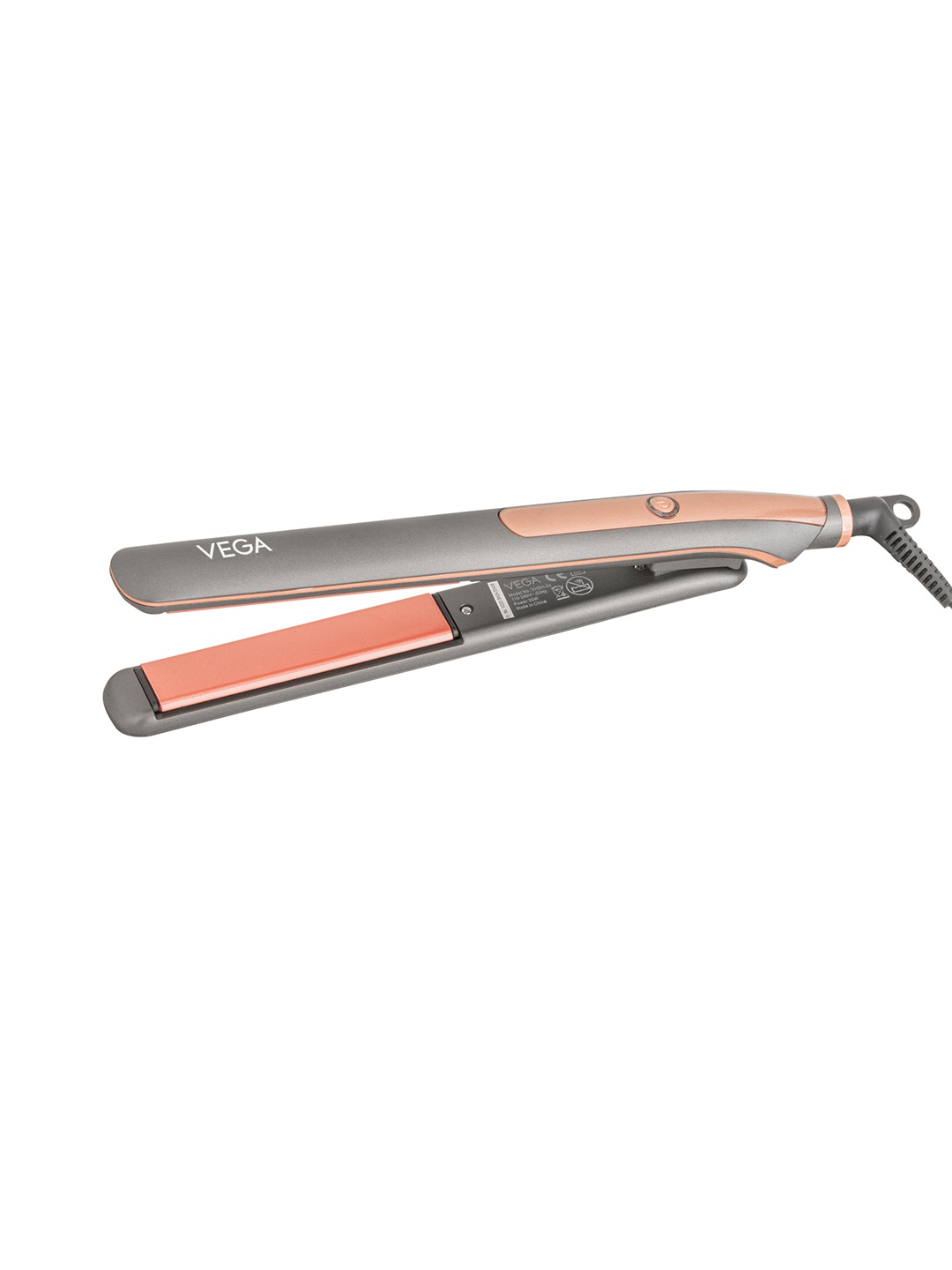 

VEGA Glam Shine Hair Straightener With Ceramic Floating Plates & Quick Heat Up VHSH-24, Charcoal