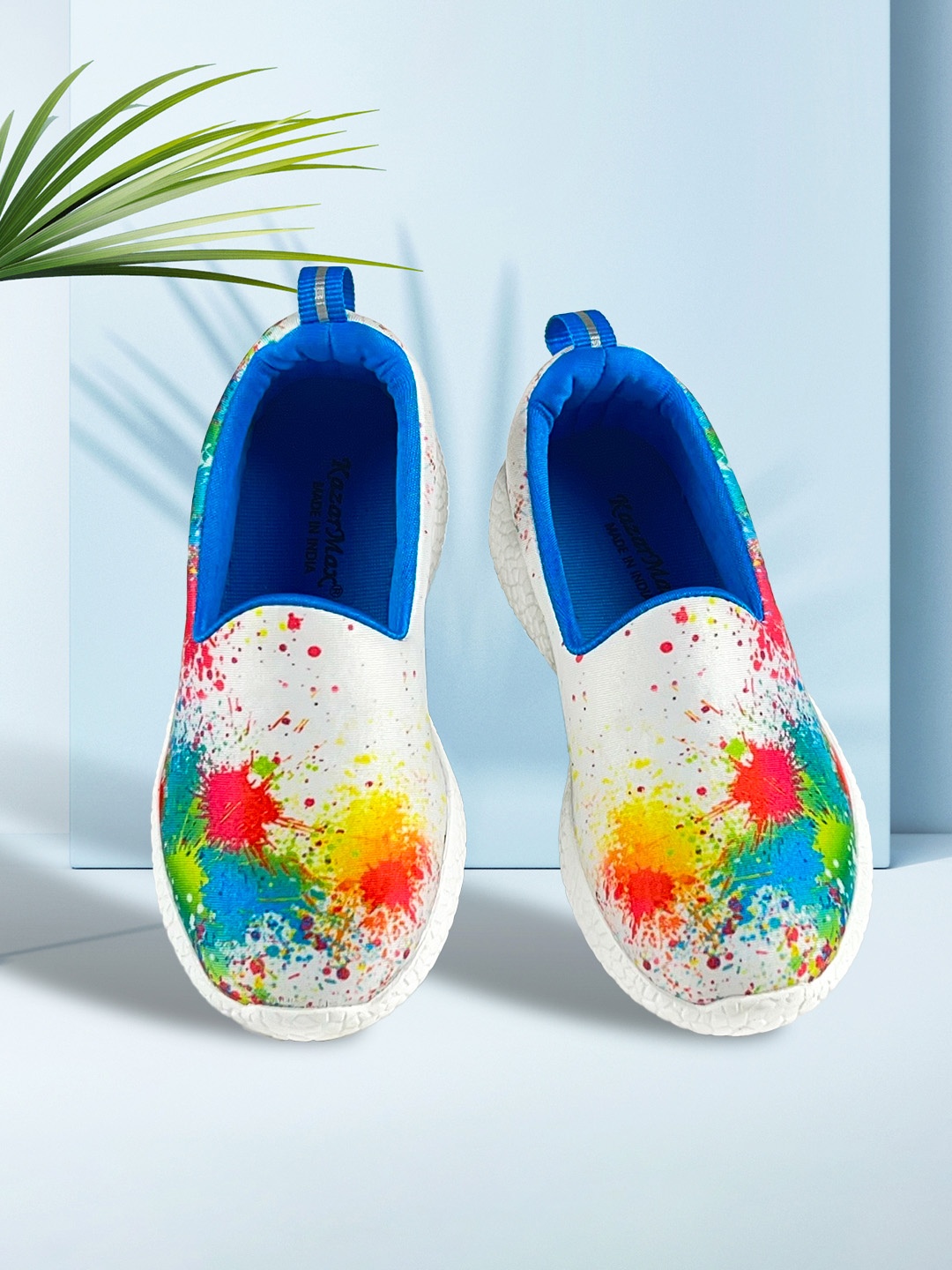 

KazarMax Kids Multicoloured Slip-On Sneakers, Multi