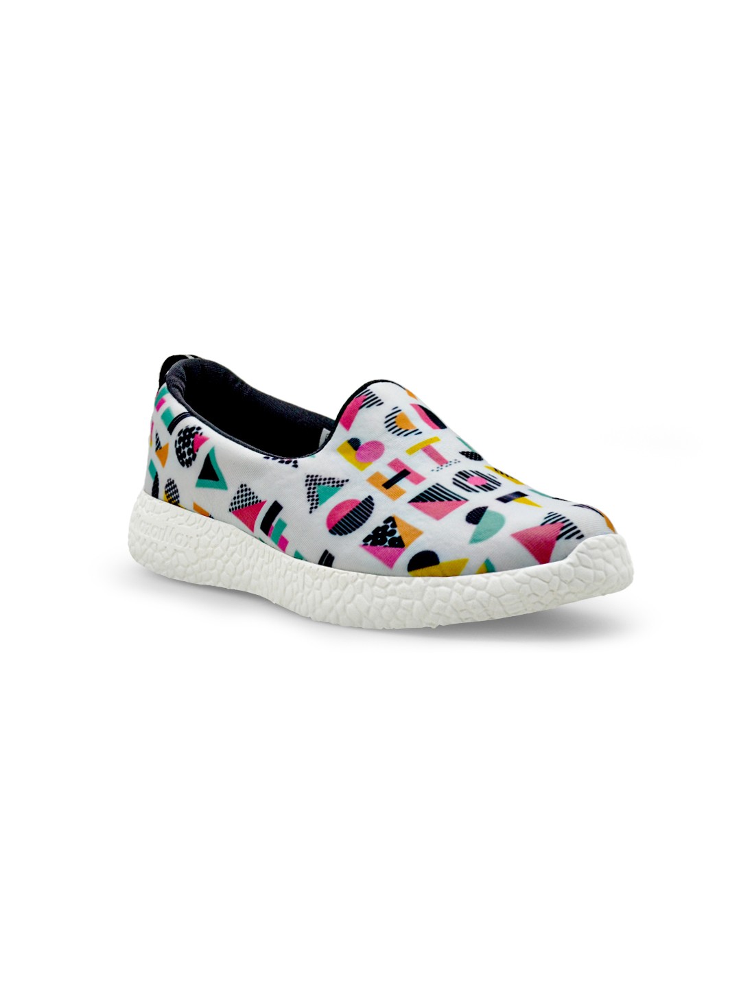 

KazarMax Kids White Slip-On Sneakers