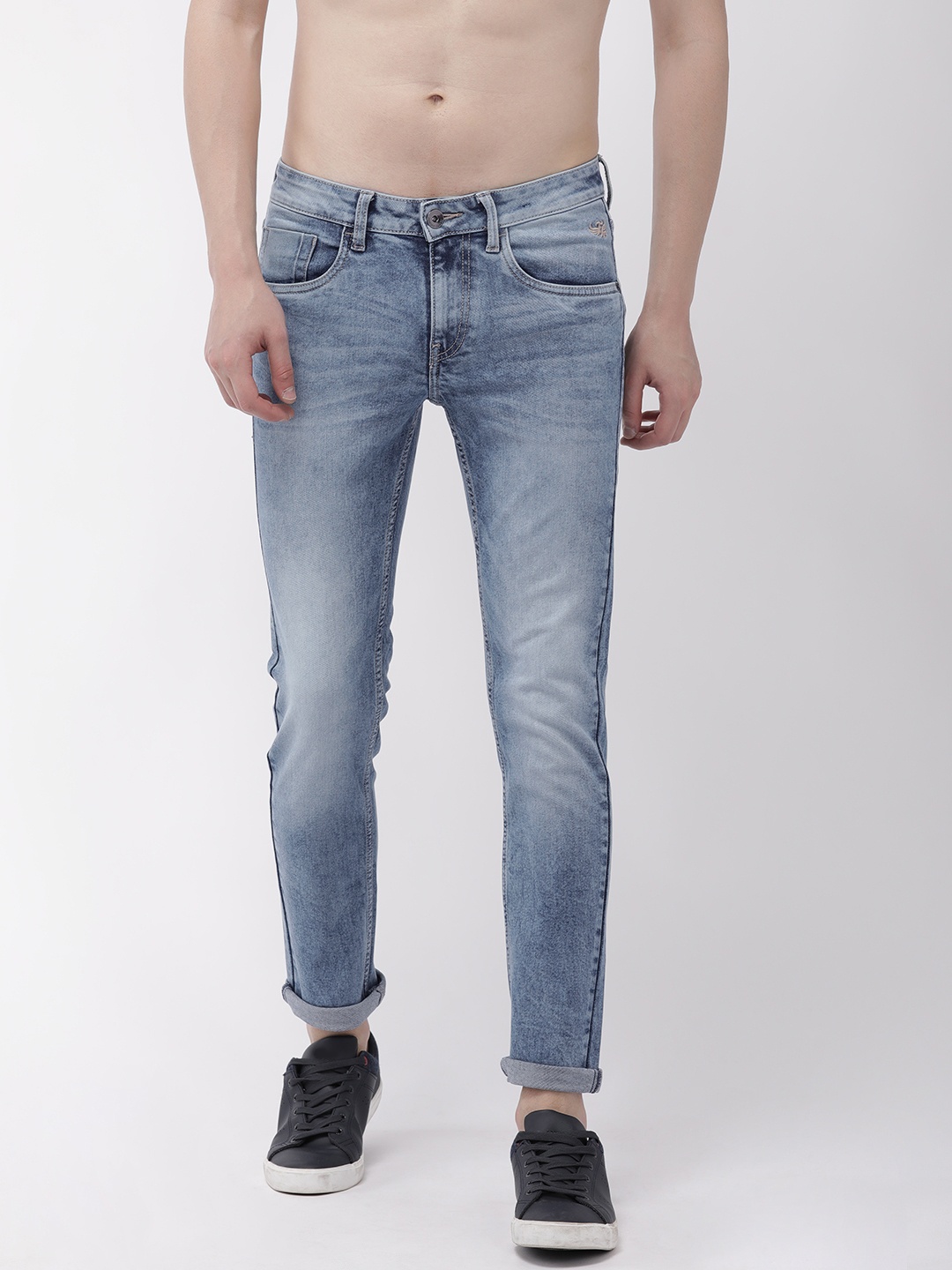 

Flying Machine Men Blue Jackson Skinny Fit Low-Rise Clean Look Stretchable Jeans