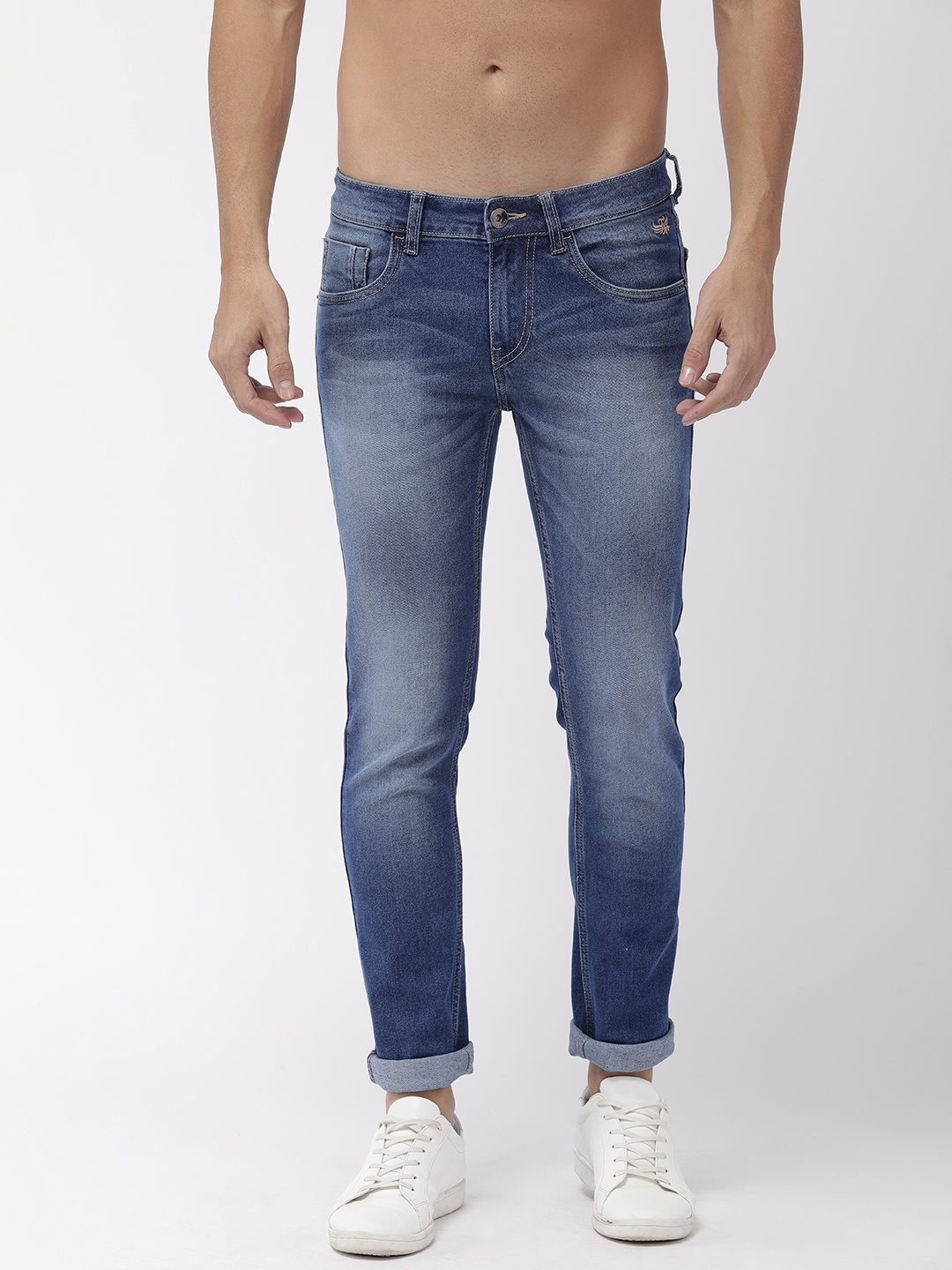 

Flying Machine Men Blue Jackson Skinny Fit Low-Rise Clean Look Stretchable Jeans