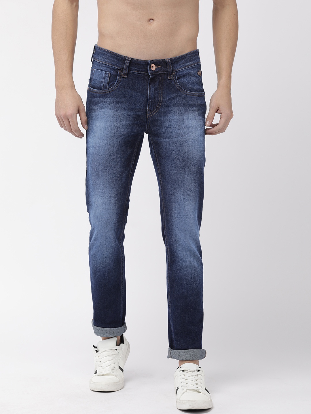 

Flying Machine Men Blue Jackson Skinny Fit Low-Rise Clean Look Stretchable Jeans