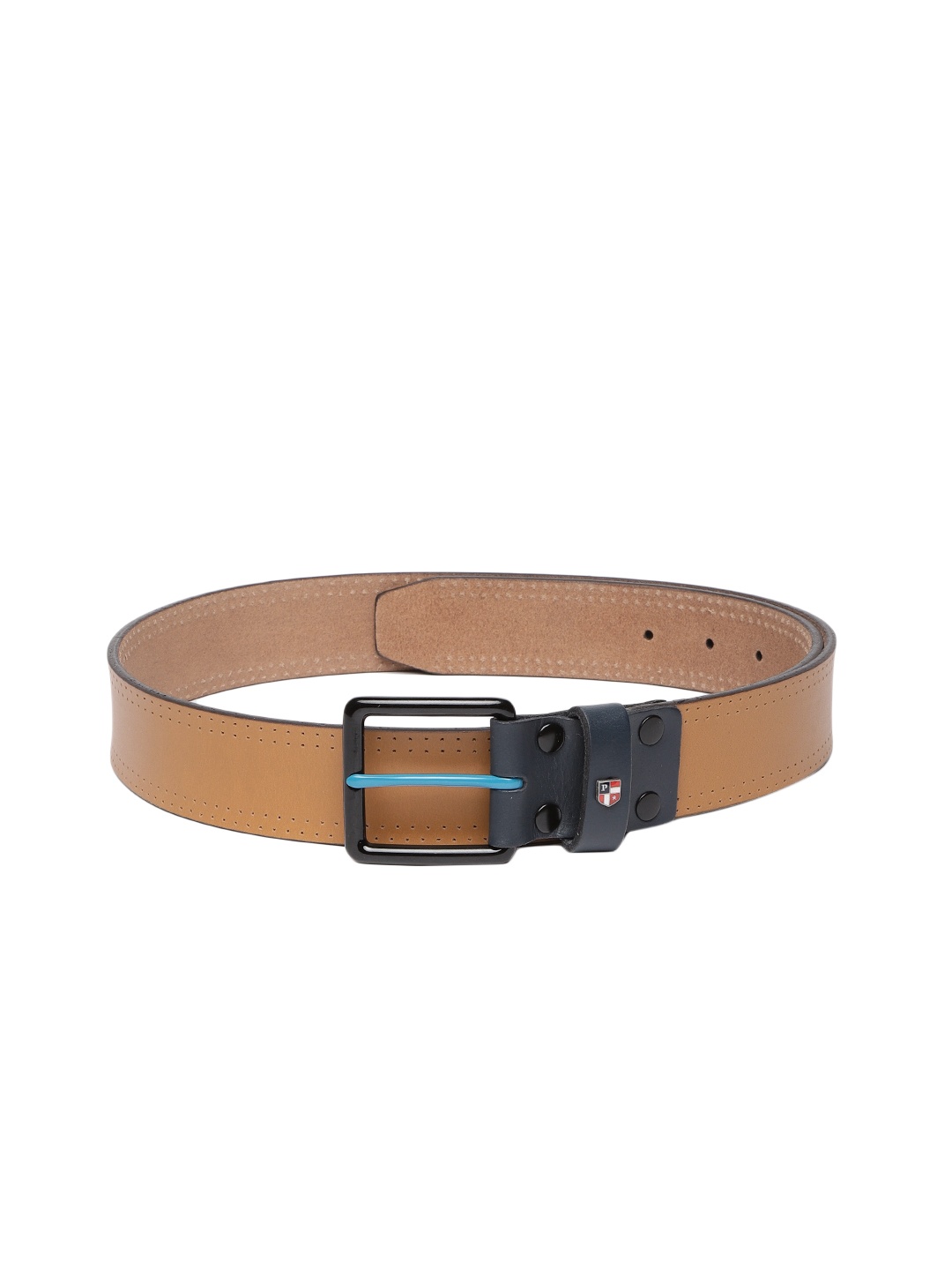 

U.S. Polo Assn. Men Tan Brown Solid Leather Belt