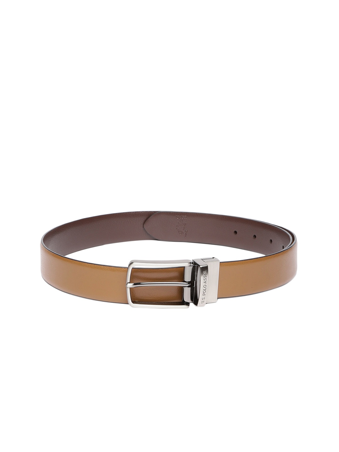 

U.S. Polo Assn. Men Brown Solid Reversible Leather Belt