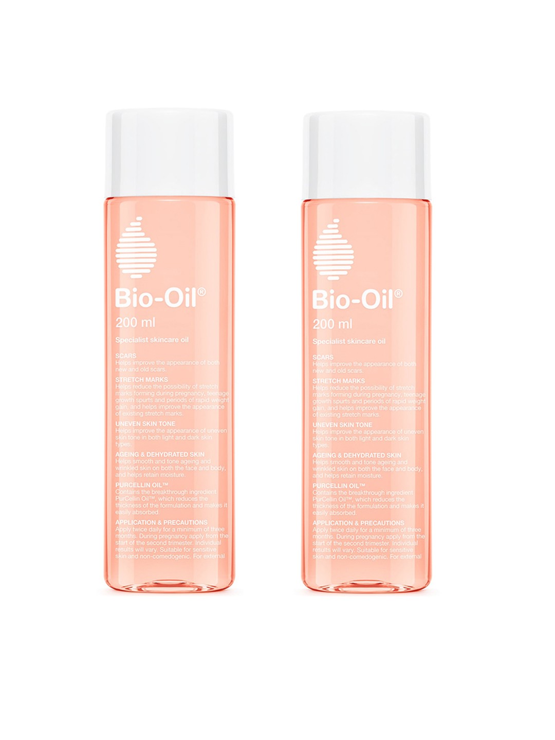 

Bio Oil Set Of 2 Specialist Skin Care Oil 200 ml, White