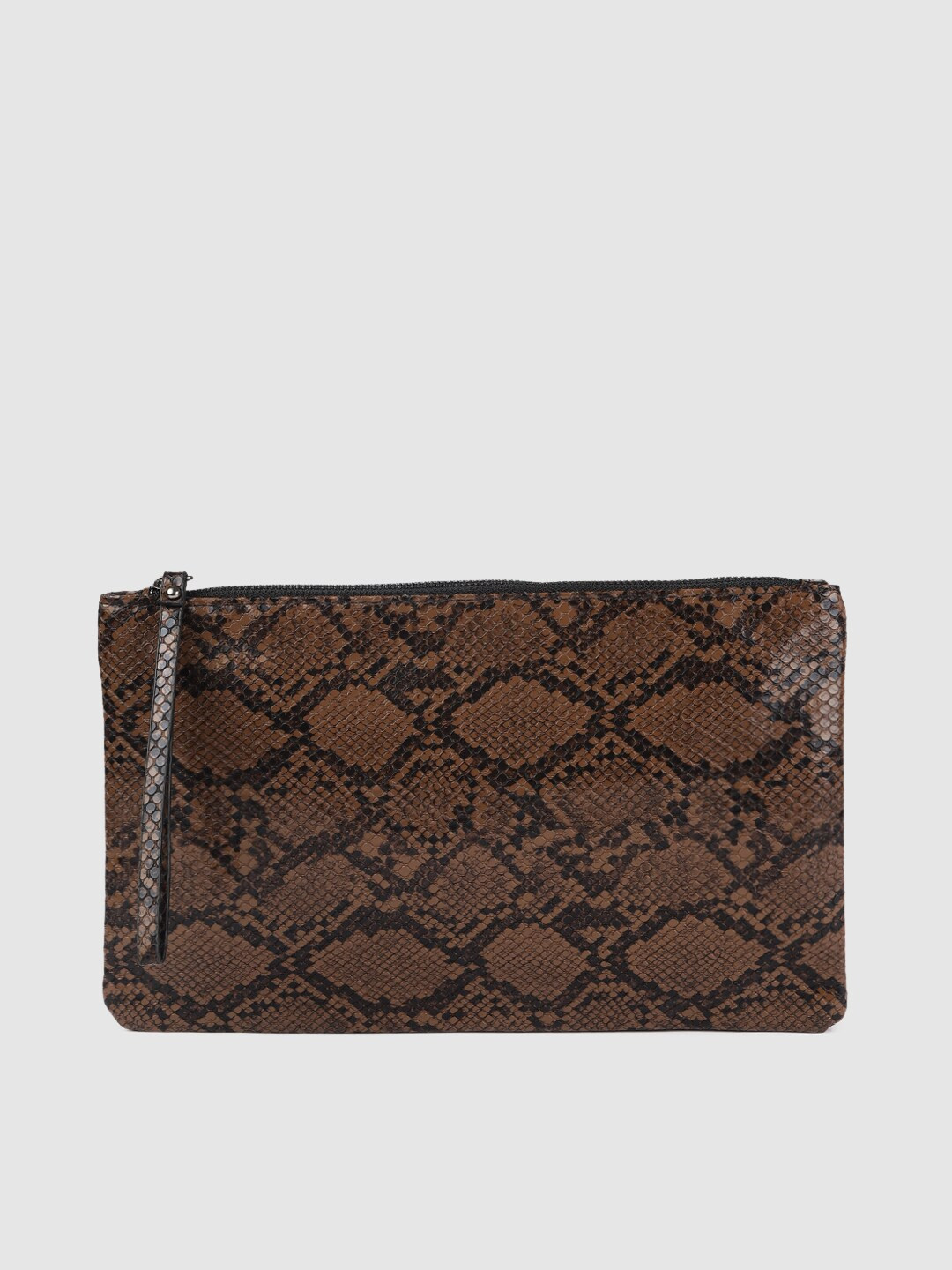 

Vero Moda Brown & Black Snake Print Clutch