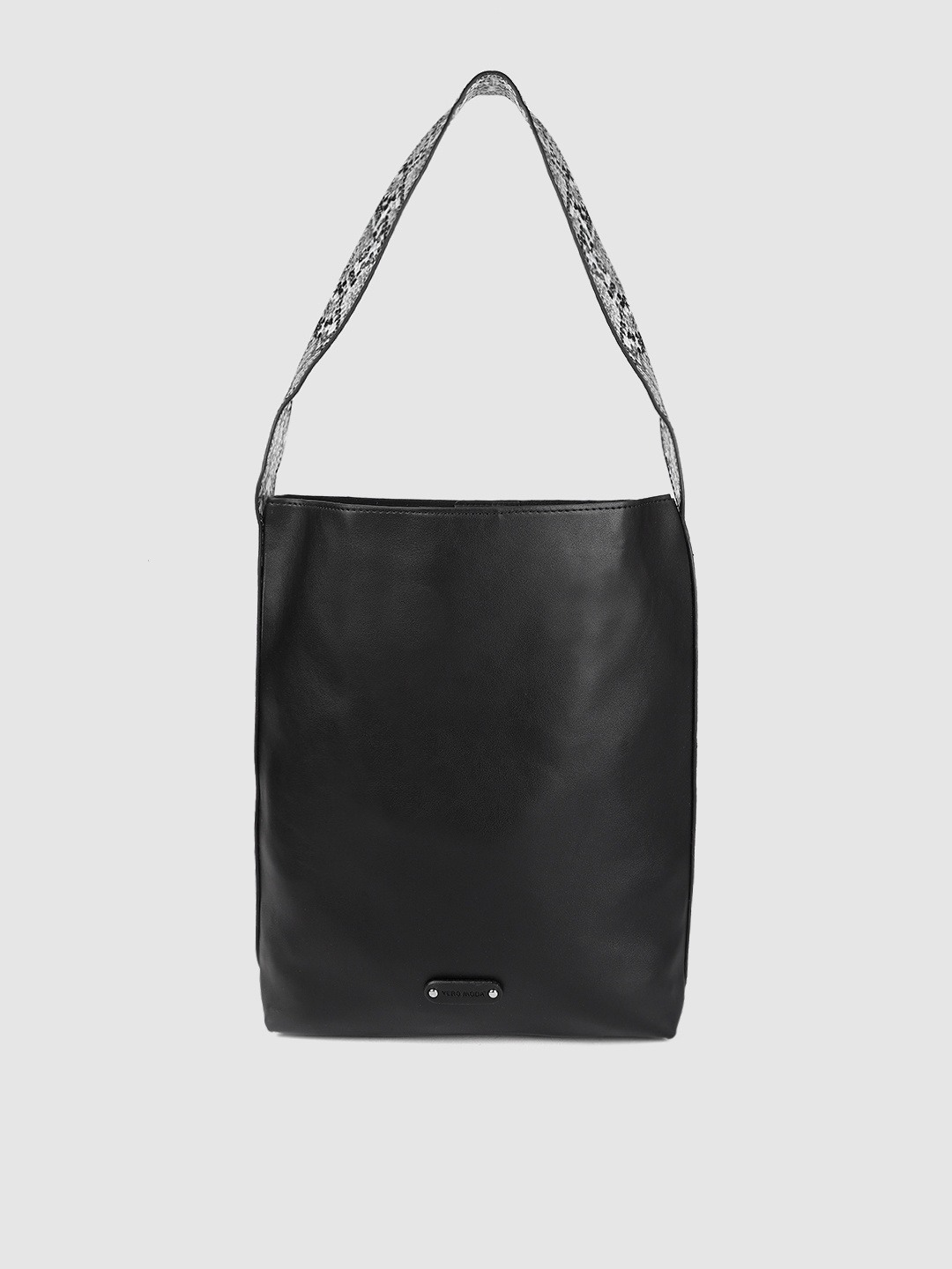 

Vero Moda Black Solid Hobo Bag