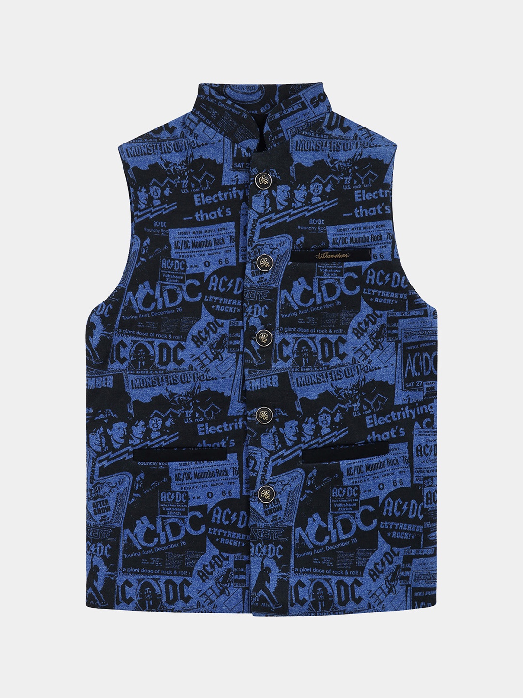 

Lil Tomatoes Boys Blue Nehru Jacket