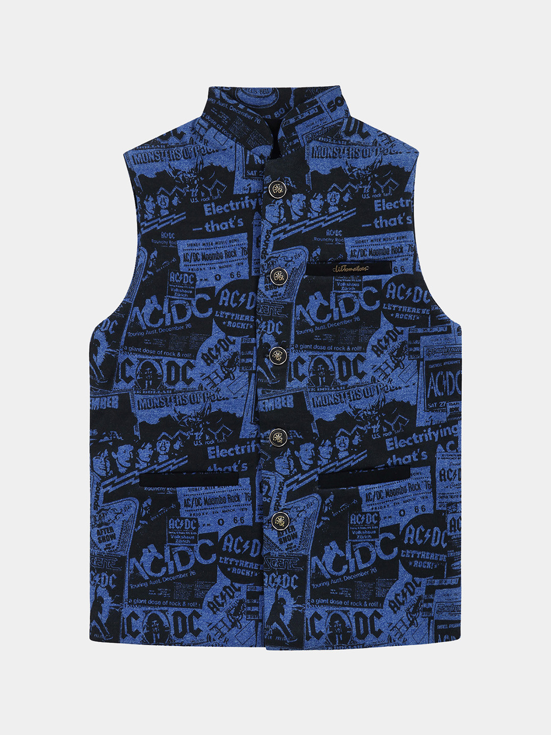 

Lil Tomatoes Boys Blue Nehru Jacket