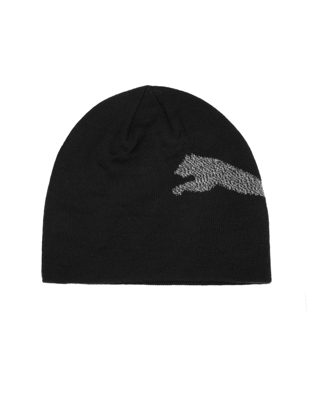 

Puma Unisex Black Self Design Beanie