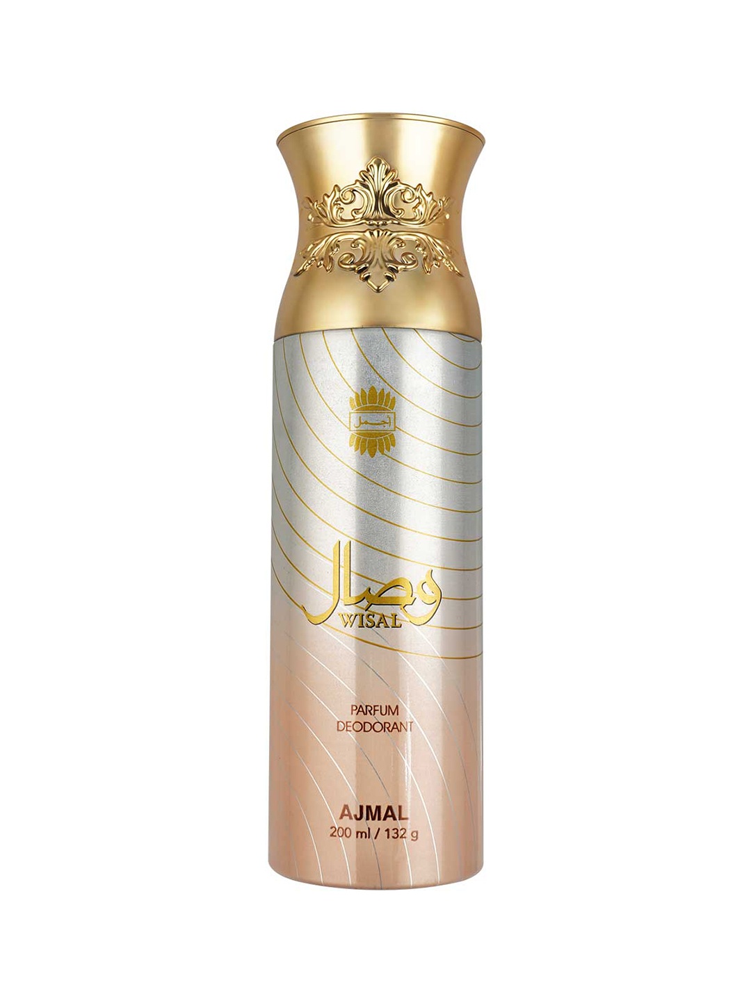 

Ajmal Women Wisal Deodorant Body Spray 200ml, Gold