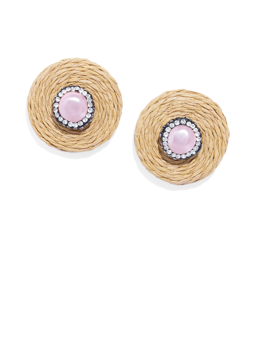

Kord Store Beige & Pink Circular Studs