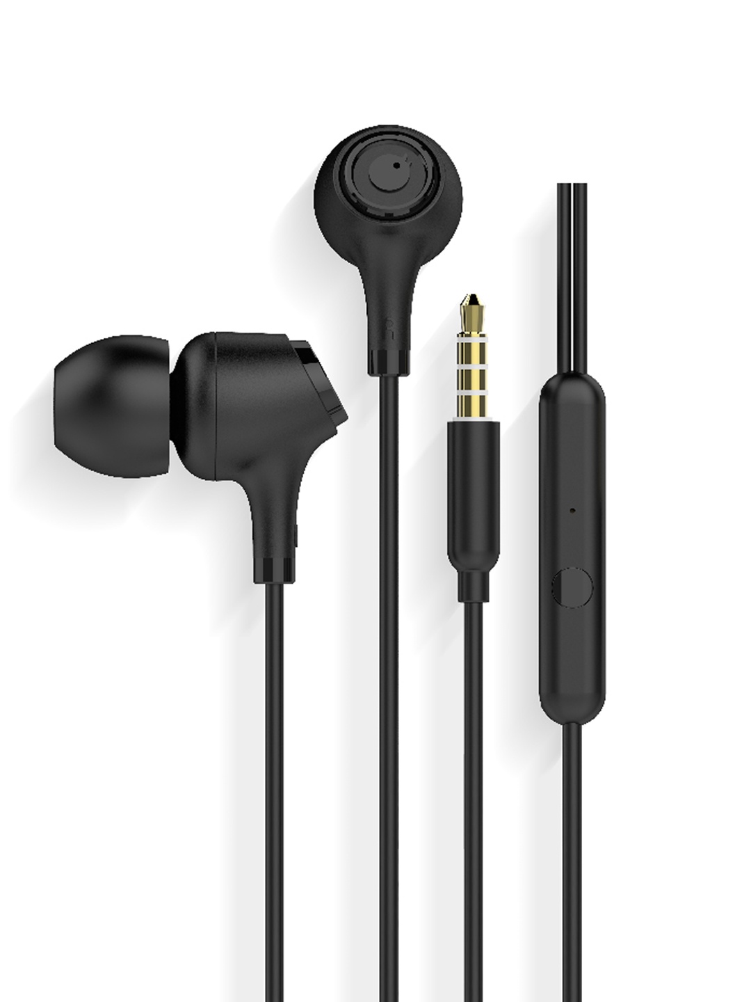 

Blaupunkt Black Wired In Ear Headphones With Mic EM01