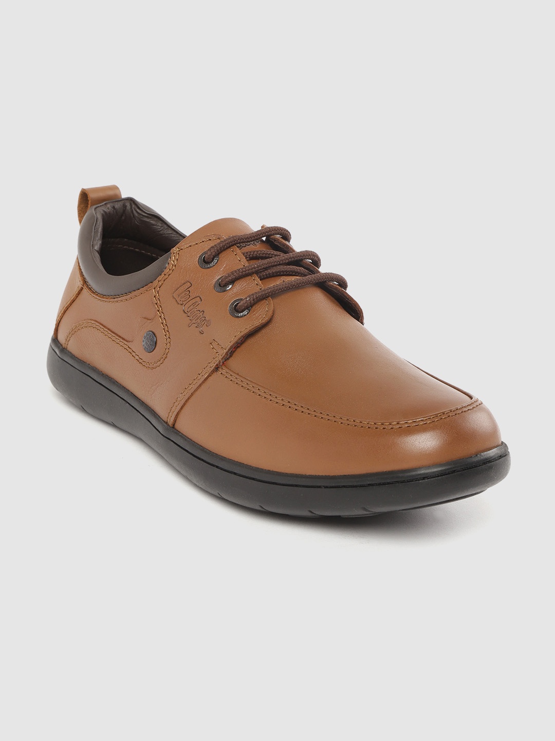 

Lee Cooper Men Brown Leather Derbys
