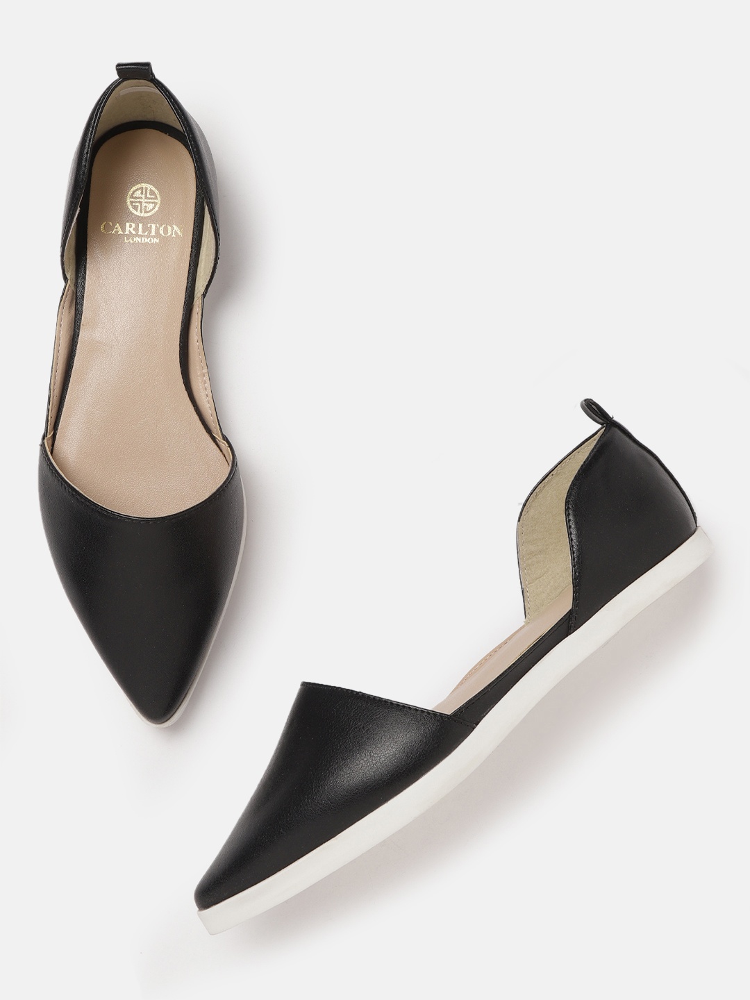 

Carlton London Women Black Solid Flats