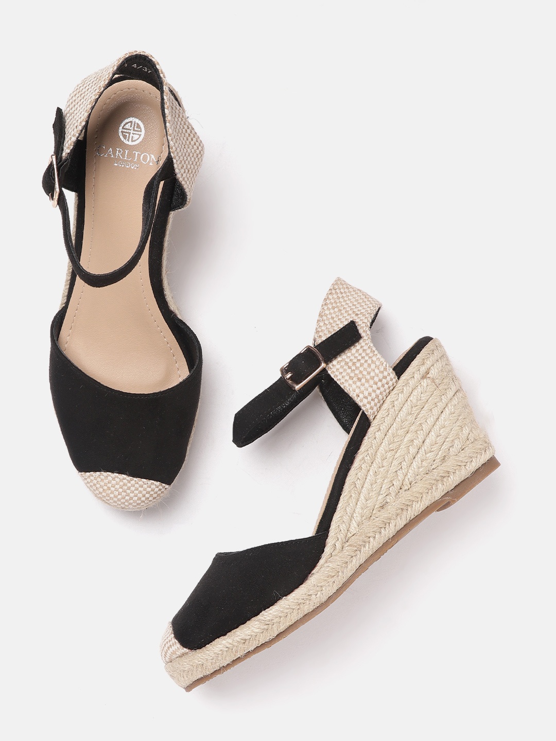 

Carlton London Women Black Solid Pumps