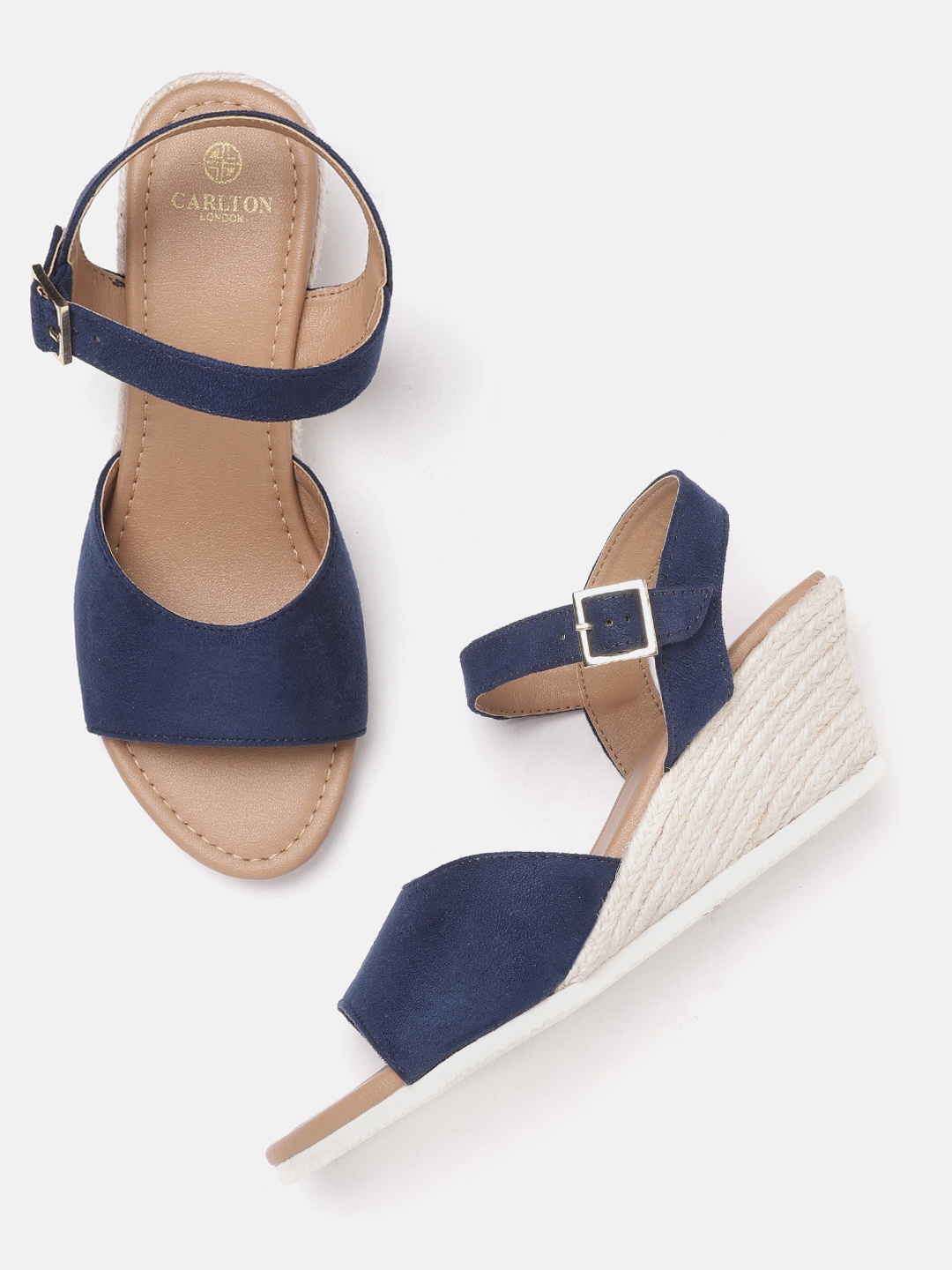 

Carlton London Women Navy Blue Solid Heels
