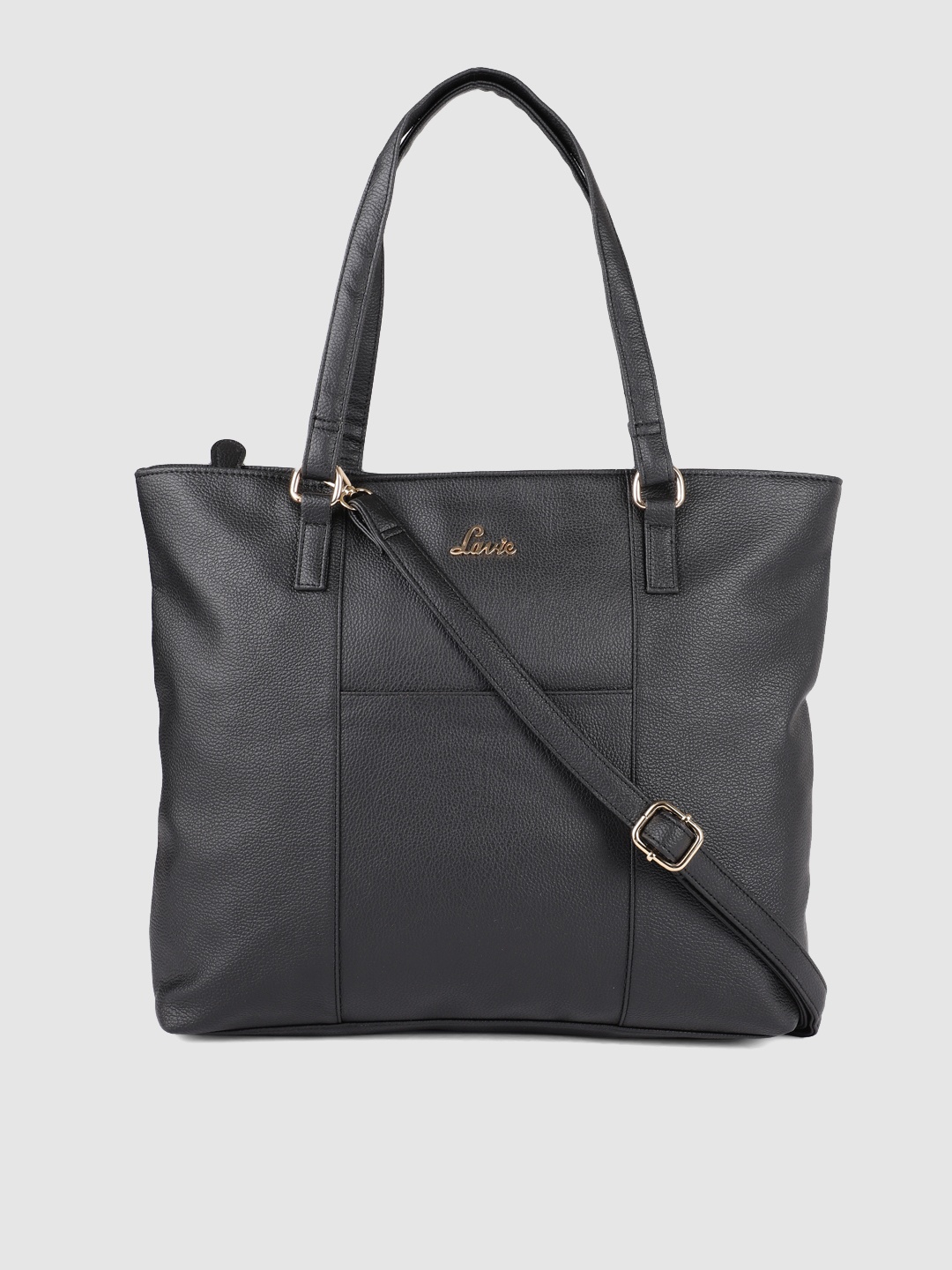 

Lavie Black Textured Shoulder Bag