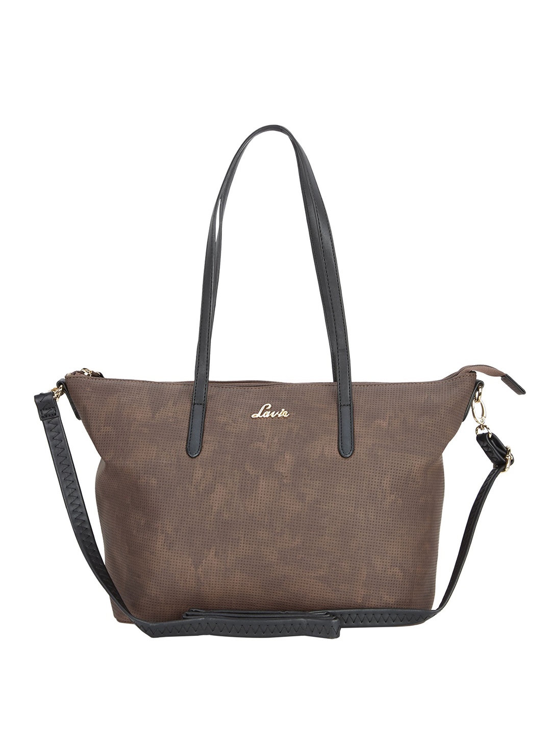 

Lavie Brown Textured Shoulder Bag