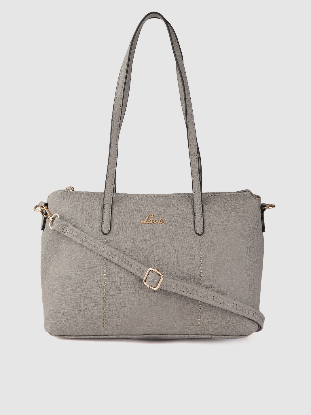 

Lavie Women Grey Solid Shoulder Bag