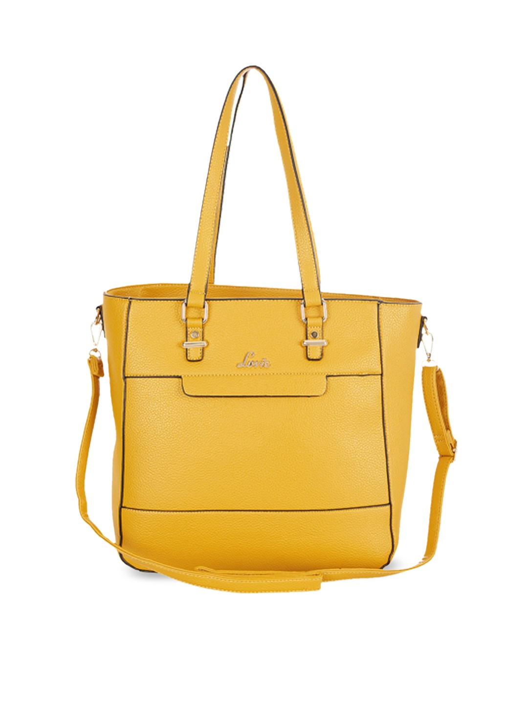 

Lavie Sputnik Large Vertical Mustard Yellow Framed Shoulder Bag