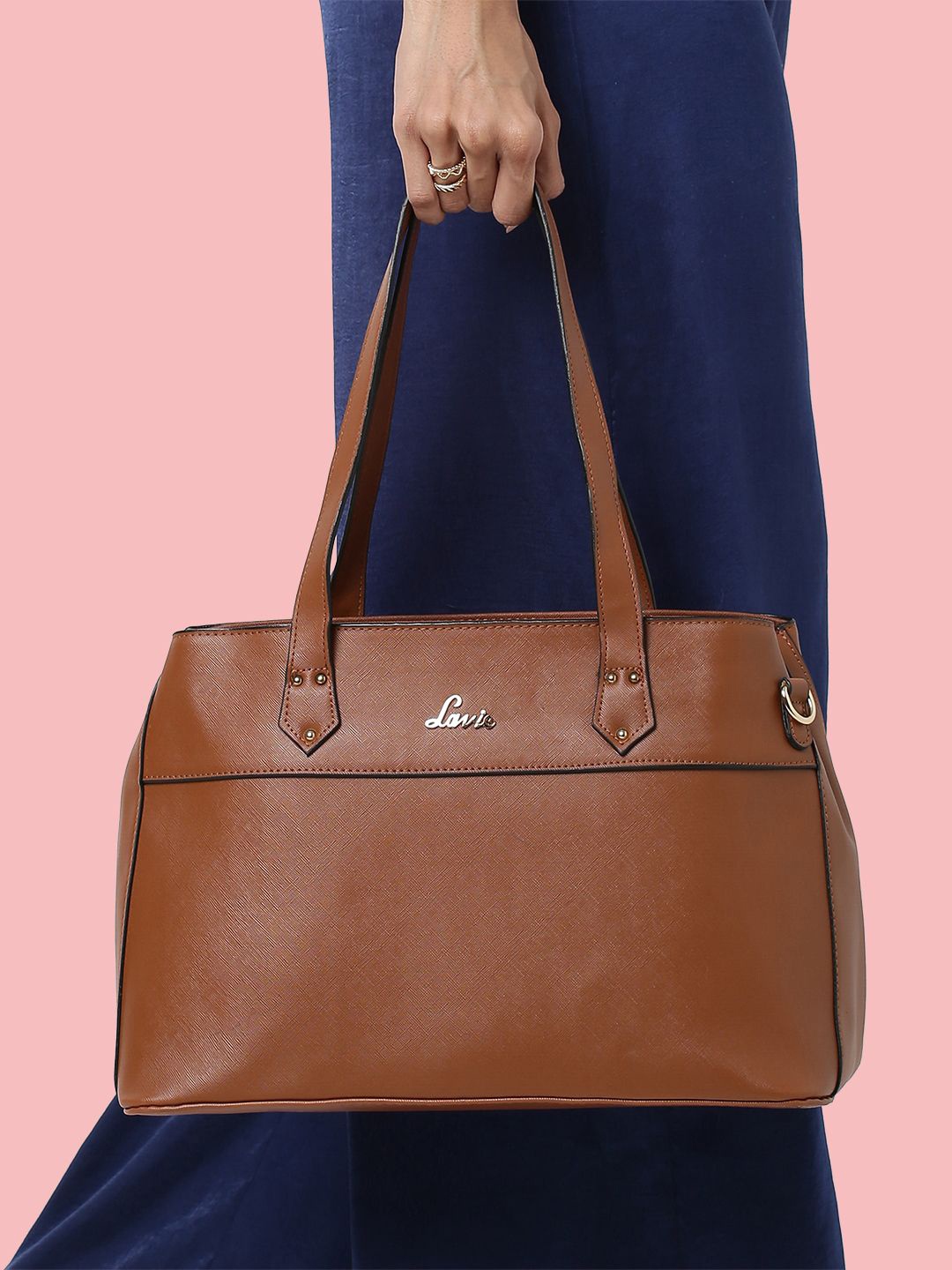 

Lavie Senufo Women Tan Medium Satchel Handbag, Brown