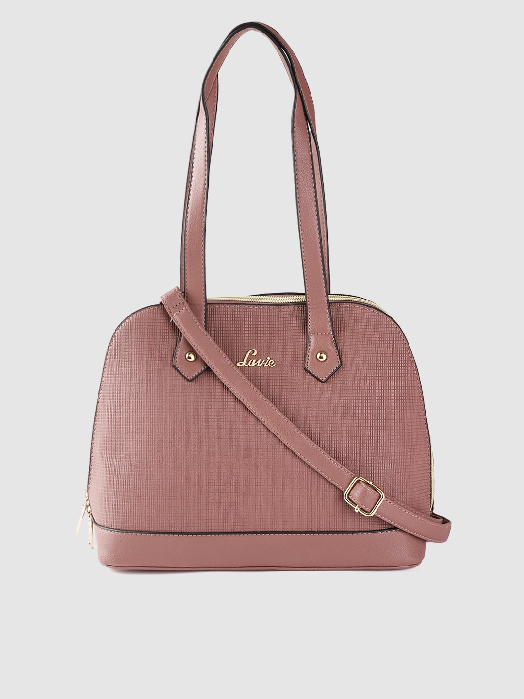 

Lavie Mauve Textured Shoulder Bag