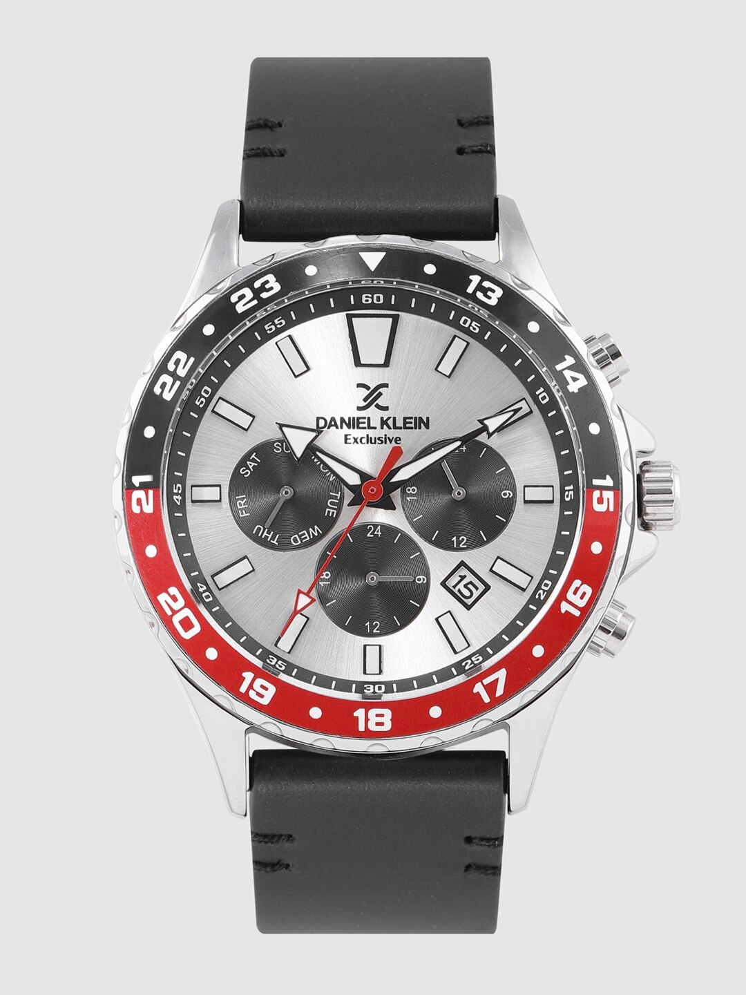

Daniel Klein Men Silver-Toned Analogue Watch DK.1.12347-2