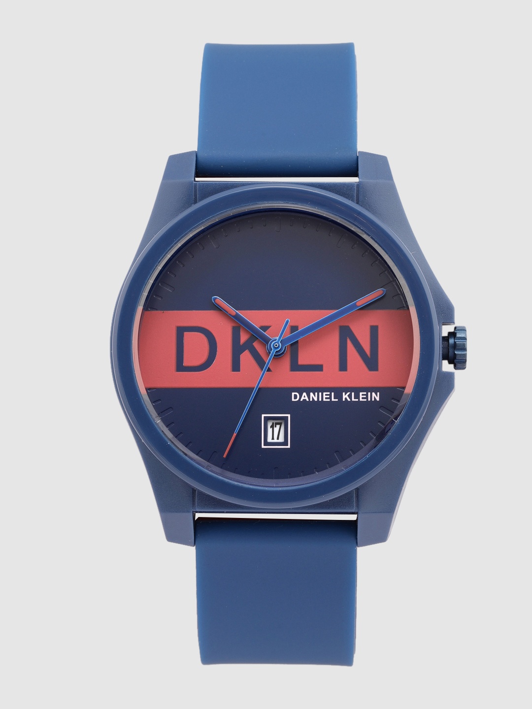 

Daniel Klein Men Blue & Red Analogue Watch DK.1.12278