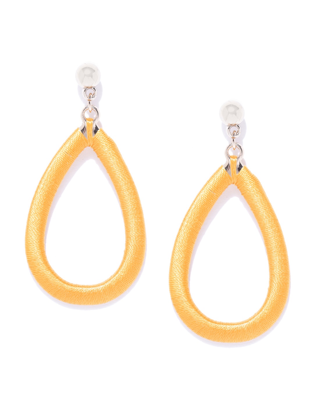 

Forever New Yellow Teardrop Shaped Drop Earrings