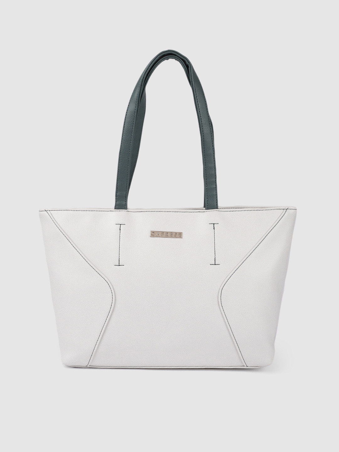 

Caprese Off-White Solid Shoulder Bag